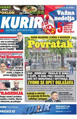 Kurir - broj 3320, 22. maj 2023.