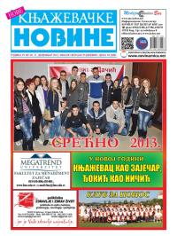 Nove knjaževačke novine - broj 68, 31. dec 2012.