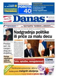 Danas - broj 6300, 29. dec 2014.