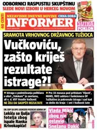Informer CG - broj 717, 10. sep 2014.