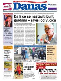 Danas - broj 6843, 24. jun 2016.