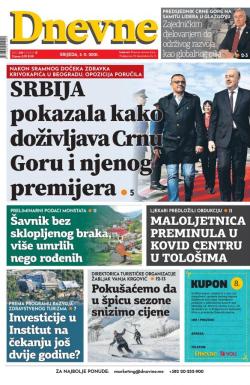 Dnevne novine - broj 3140, 3. nov 2021.