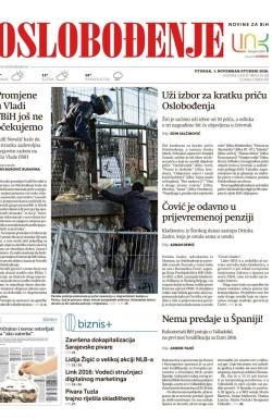 Oslobođenje - broj 25122, 1. nov 2016.