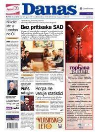 Danas - broj 5398, 10. jul 2012.