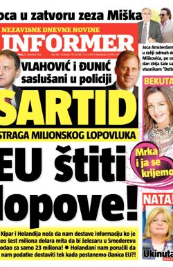 Informer - broj 194, 21. dec 2012.