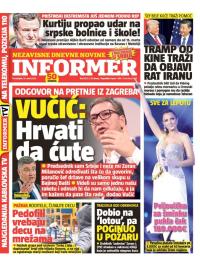 Informer - broj 4232, 16. mar 2026.