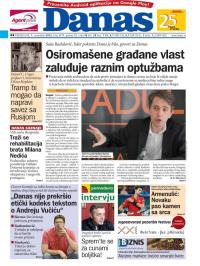 Danas - broj 6979, 7. nov 2016.