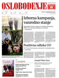 Oslobođenje - broj 25784, 8. sep 2018.