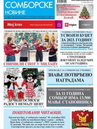 Somborske novine - broj 3574, 23. dec 2022.