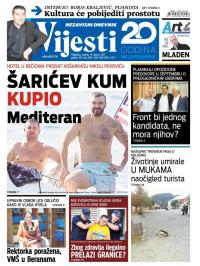 Vijesti - broj 6972, 19. avg 2017.