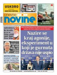 Dnevne novine - broj 3086, 1. sep 2021.