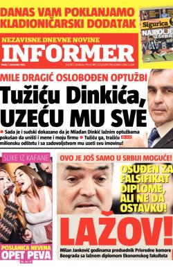 Informer - broj 457, 1. nov 2013.
