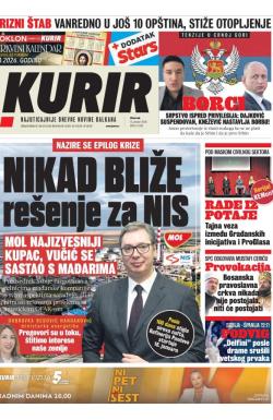 Kurir - broj 4263, 13. jan 2026.