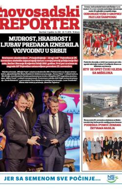 Novosadski reporter - broj 250, 29. nov 2019.