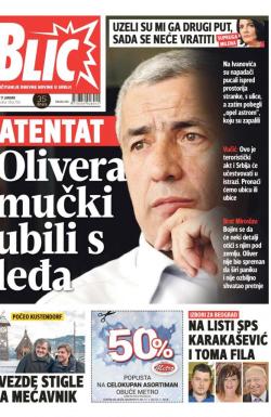 Blic - broj 7516, 17. jan 2018.