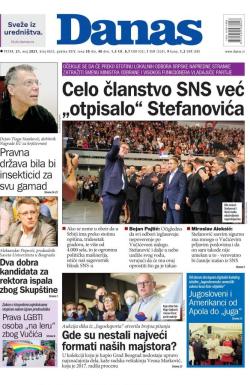 Danas - broj 8635, 21. maj 2021.