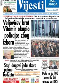 Vijesti - broj 5574, 13. nov 2013.