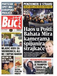 Blic - broj 7465, 24. nov 2017.