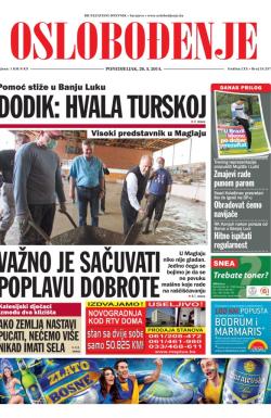 Oslobođenje - broj 24.237, 26. maj 2014.