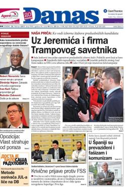 Danas - broj 7092, 28. feb 2017.