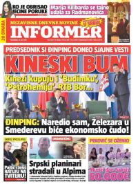 Informer - broj 1259, 20. jun 2016.
