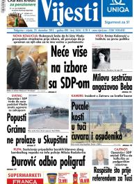 Vijesti - broj 5656, 25. dec 2013.