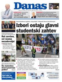 Danas - broj 9921, 26. maj 2025.