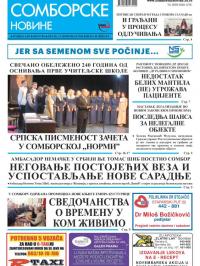 Somborske novine - broj 3361, 23. nov 2018.