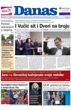 Danas - broj 6793, 5. maj 2016.