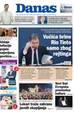 Danas - broj 8873, 14. jan 2022.