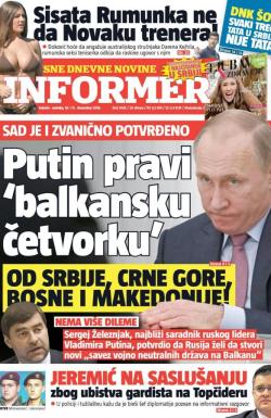 Informer - broj 1408, 10. dec 2016.