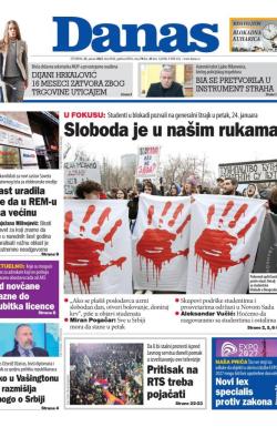 Danas - broj 9820, 23. jan 2025.