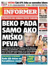 Informer - broj 398, 24. avg 2013.