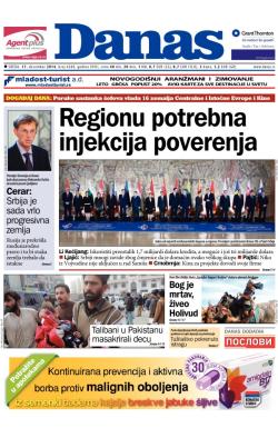 Danas - broj 6288, 17. dec 2014.