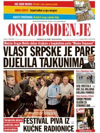 Oslobođenje - broj 24.922, 10. apr 2016.