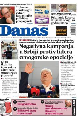 Danas - broj 8384-8385, 12. sep 2020.