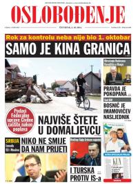 Oslobođenje - broj 24.366, 2. okt 2014.