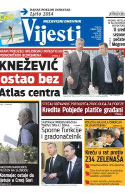 Vijesti - broj 5862, 23. jul 2014.