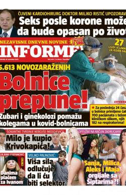 Informer - broj 2610, 19. nov 2020.