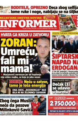 Informer - broj 1665, 13. okt 2017.