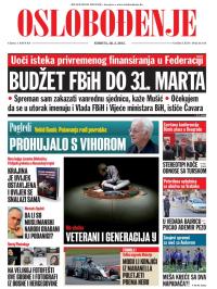 Oslobođenje - broj 24.543, 28. mar 2015.
