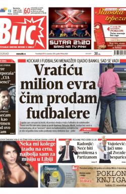 Blic - broj 6025, 18. nov 2013.