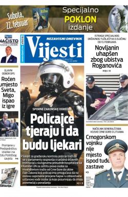 Vijesti - broj 7857, 20. feb 2020.