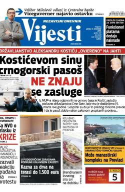 Vijesti - broj 6328, 6. nov 2015.