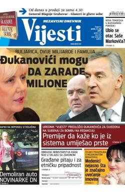Vijesti - broj 6147, 8. maj 2015.