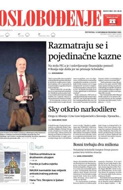 Oslobođenje - broj 26860, 9. dec 2021.