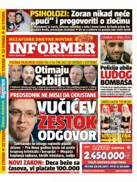 Informer - broj 1653, 29. sep 2017.