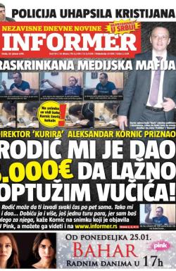 Informer - broj 1131, 20. jan 2016.