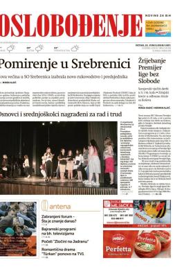 Oslobođenje - broj 25351, 23. jun 2017.