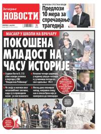 Večernje novosti - broj 4653, 4. maj 2023.